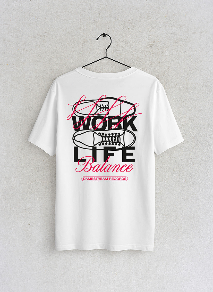 Work Life Balance Backprint Shirt